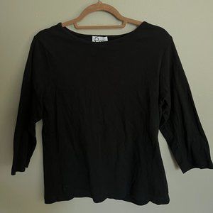 Lilly Pulitzer Long Black Sleeve Top